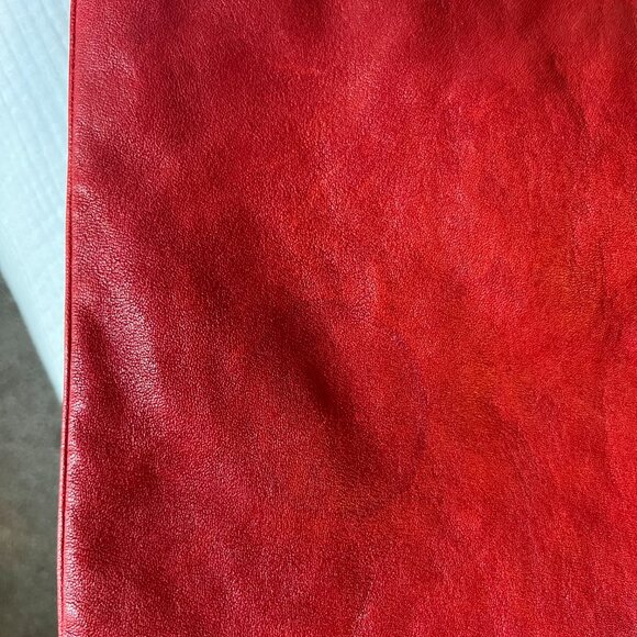 YSL Yves Saint Laurent Roady Hobo Bag Red Used Condition - Picture 3 of 6